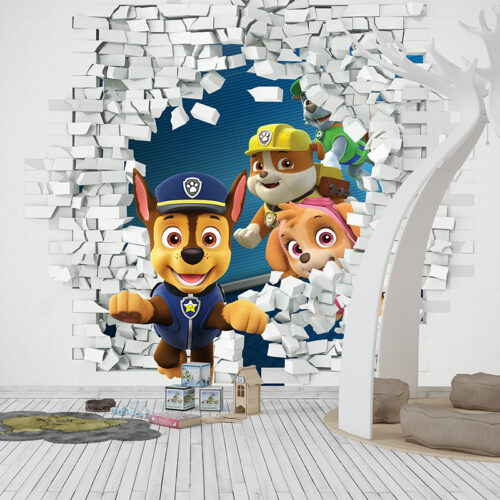 Foto tapete 3D Paw Patrol